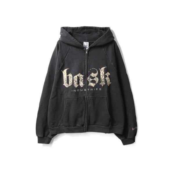 【P5倍】INDUSTRIES, zip-up hoodie (vintage black) / V...