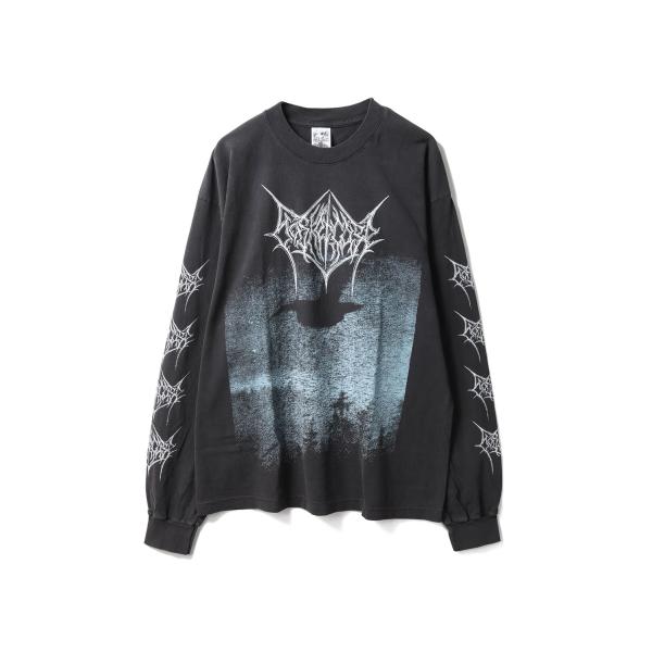 【P5倍】CROW, long sleeve / VINTAGE BLACK Basketcase(...