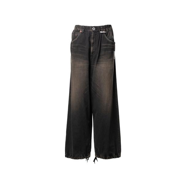 LIGHT WIDE JEANS / BLACK (J16PT123) MIHARA YASUHIR...