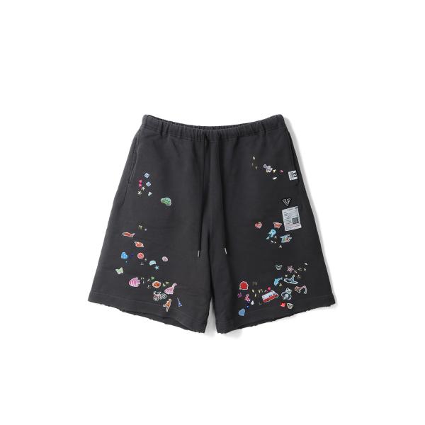 KIDS STICKER SHORTS / BLACK (J16SP733) MIHARA YASU...