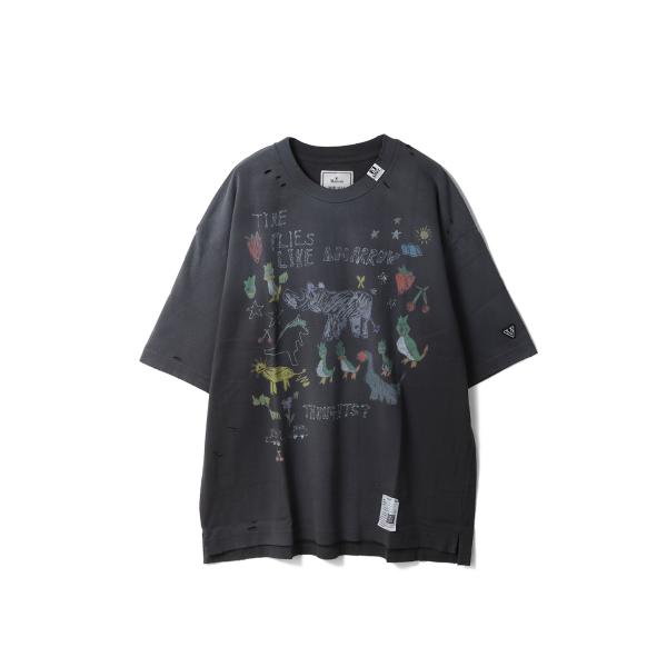 KIDS DOODLE TEE / BLACK (J16TS831) MIHARA YASUHIRO...