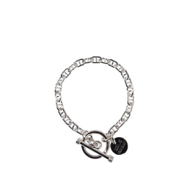 Solid Anchor Link Bracelet -4mm- / Silver (XOB107-...
