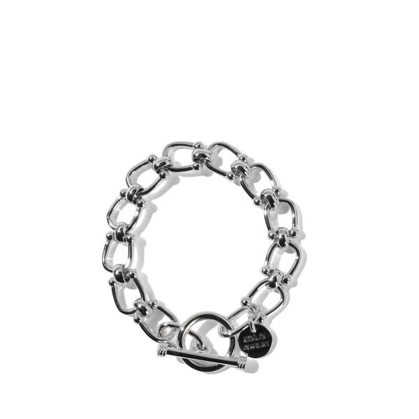 Horseshoe Bracelet -10mm- / Silver (XOB114-17) XOL...