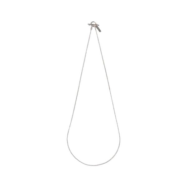 Tiny French Rope Link Necklace -60cm/Silver- (XON0...