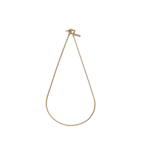 French Rope Link Necklace -50cm/Gold- (XON043-50G)...