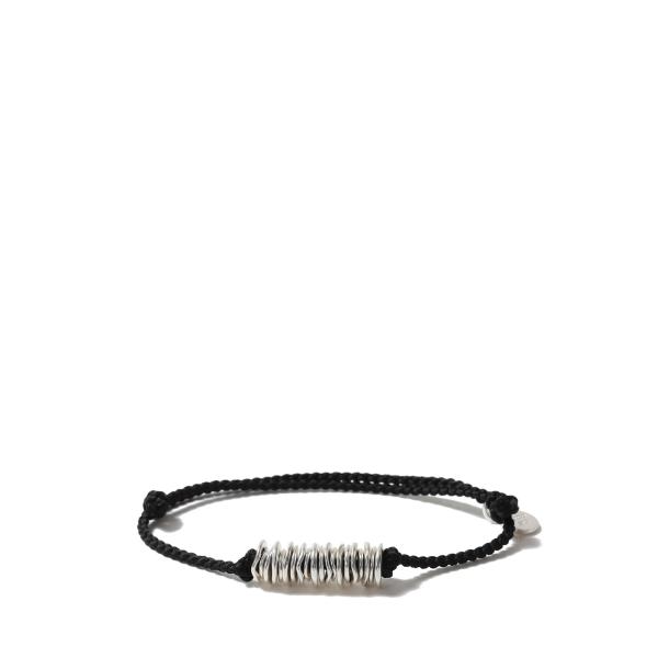Piece Link Silk Code Bracelet / Black (XOCB003-BLK...