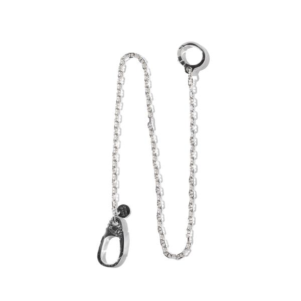 Double Clasp with Solid Anchor Link / Silver (XOWC...