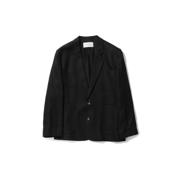 Boyfriend Linen Jacket - BLACK (12610107) Todayful...