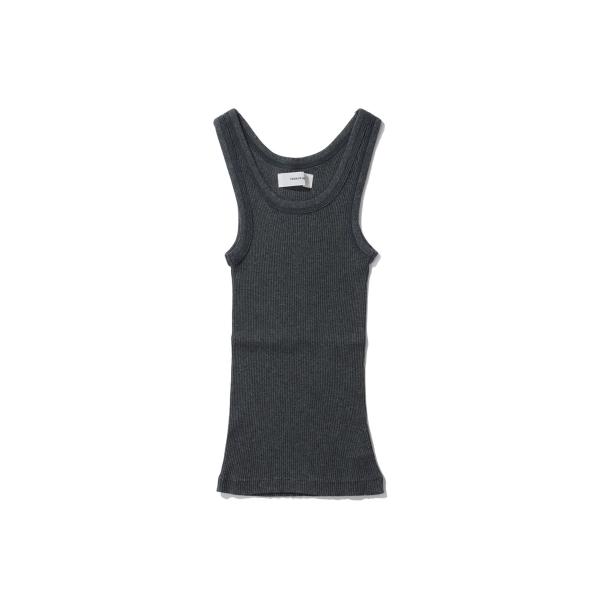 Useful Seamless Rib Tanktop - CHARCOAL GRAY (12610...
