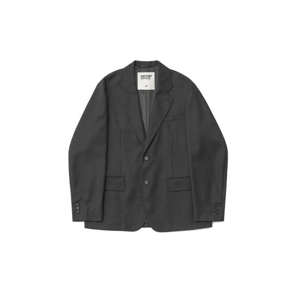 Legacy Single Wool Blazer / HEATHER CHARCOAL (AOEF...