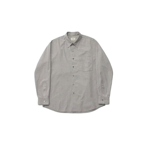 Ordinary Check Shirt - MID GRAY (AOFSSH004) ANOTHE...