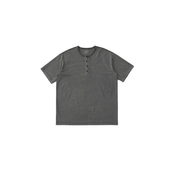 French Henry Neck Garment Tee / CHARCOAL (AOFSTS00...