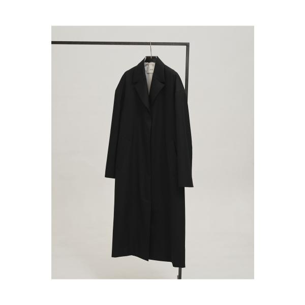 Wool100% Spring Coat -BLACK (12610003) Todayful(トゥ...