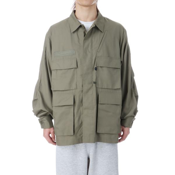 TECH MULTI FISHING POCKET MIL BDU SHIRT L/S - SAGE...