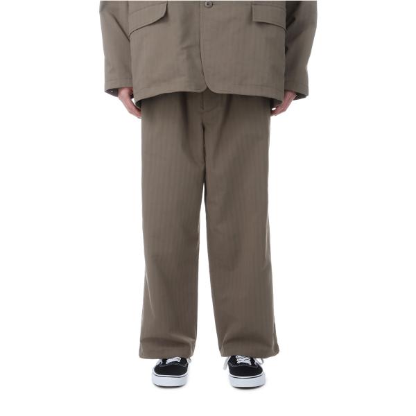 TECH EASY TROUSERS HERRINGBONE - SAGE GRAY (BP-530...