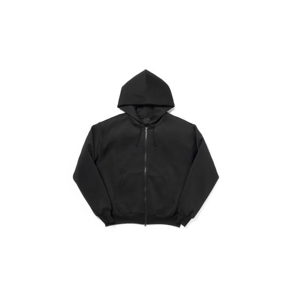 TECH SCUBA KNIT FULLZIP PARKA - BLACK (BE-41026) D...