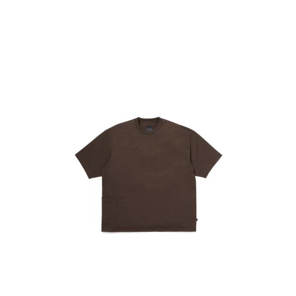 TECH SIDE POCKET S/S TEE - D.BROWN (BE-32026) DAIW...