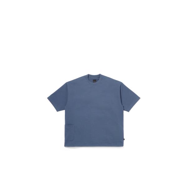 TECH SIDE POCKET S/S TEE - SMOKE BLUE (BE-32026) D...