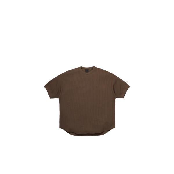 TECH THERMAL CREW S/S - BROWN GRAY (BE-33026) DAIW...
