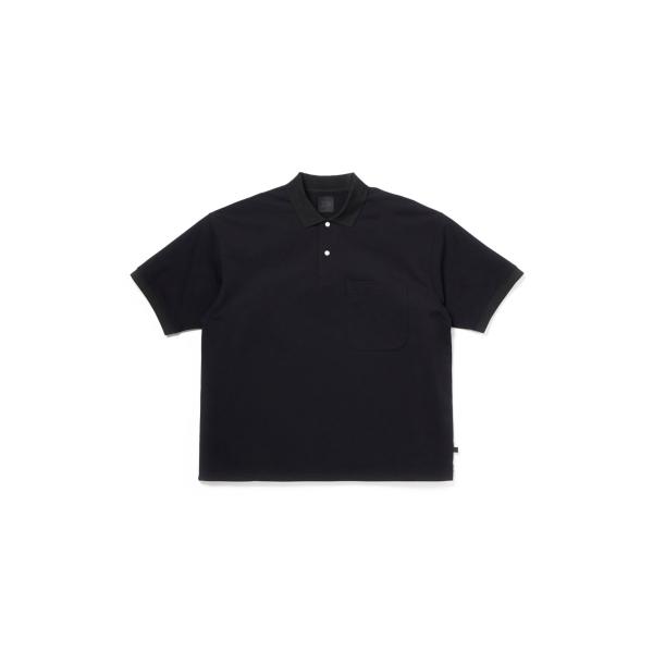 TECH POLO SHIRT S/S - BLACK (BE-37026) DAIWA PIER3...