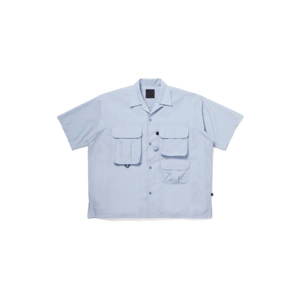 TECH MULTI TOOL POCKET SHIRT S/S SOLID - ICEBLUE (...