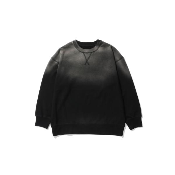 H/W OHARIKO GRAFFITI PEACE COTTON CREWNECK / BLACK...