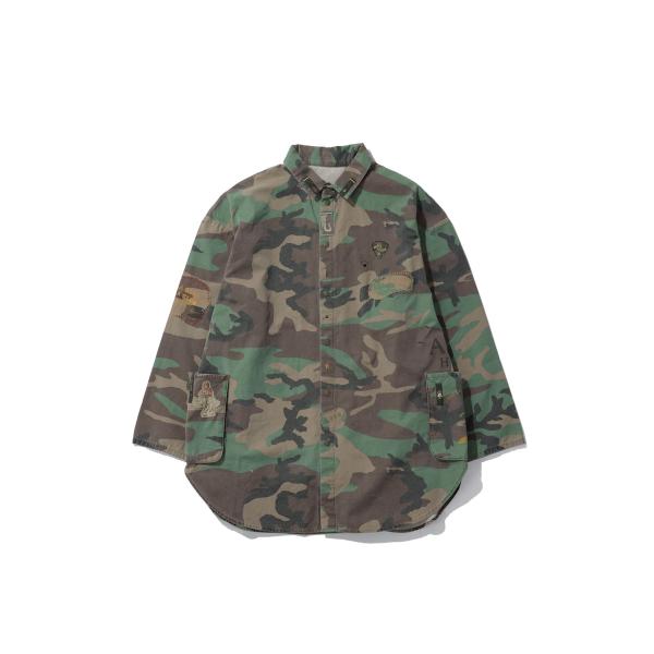 ALOHA CAMOUFLAGE SHIRT JACKET / CAMOUFLAGE (PC-008...