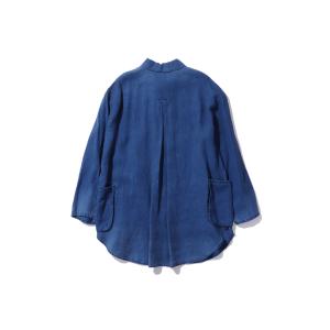 INDIGO LINEN SHIRT JACK...の詳細画像1