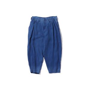 INDIGO LINEN BEBOP PANTS / BLUE (PC-021-3892) Porter Classic(ポータークラシック)