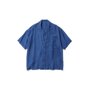 H/W INDIGO SILK SHIRT / BLUE (PC-024-3337) Porter Classic(ポータークラシック)
