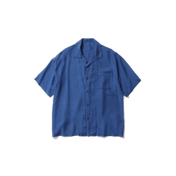 H/W INDIGO SILK SHIRT / BLUE (PC-024-3337) Porter ...