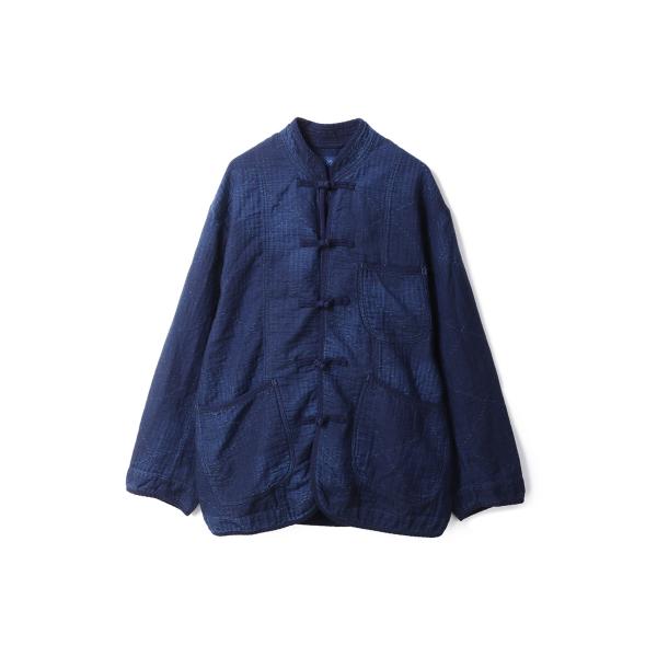 SEA ISLAND SASHIKO CHINESE JACKET (LIMITED) / BLUE...