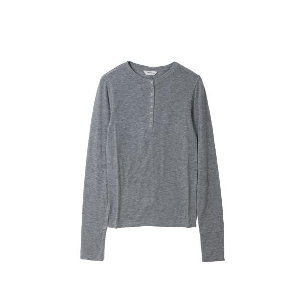 Henleyneck Soft Tops -GRAY (12610608) Todayful(トゥデ...