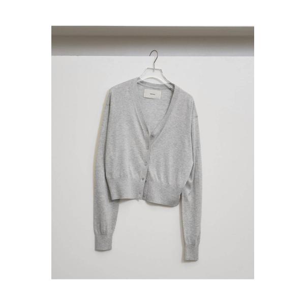 Silk Cotton Cardigan -LIGHT GRAY (12610521) Todayf...