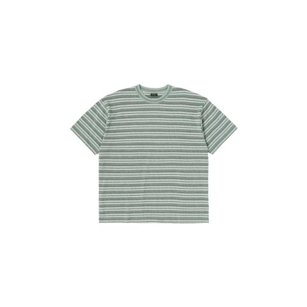 Jacquard Striped S/S Tee - Grey (SD26S-CT06) SEDAN...