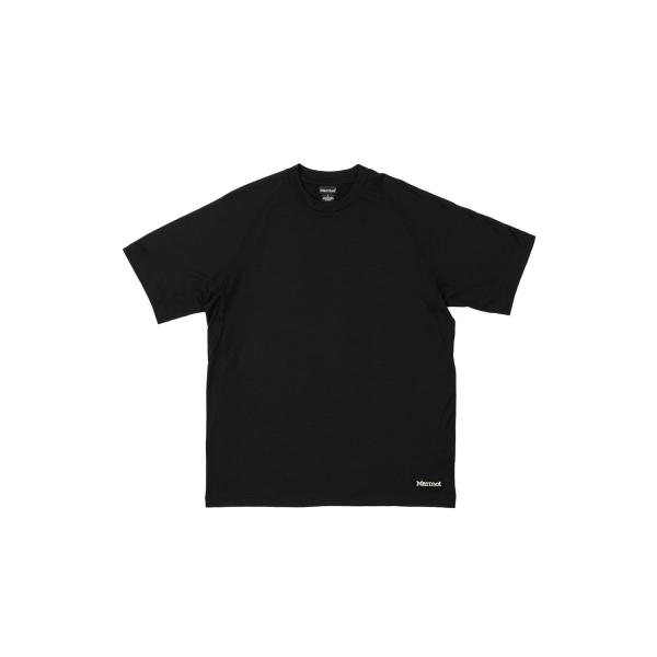 Marmot Merino Wool Tee - BLACK (MTFW25UST073) Marm...