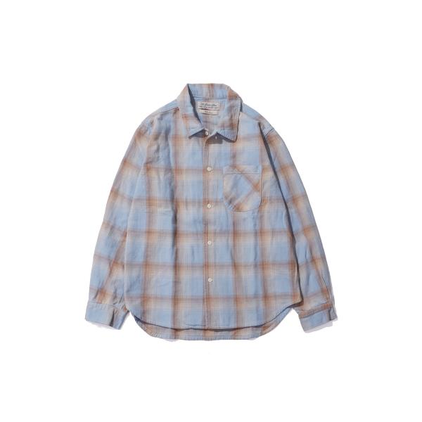 Vintage Check Shirt - BLUE (RN30389056) Remi Relie...