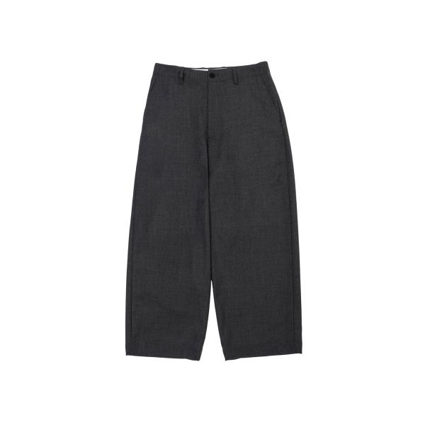 SUMMER WOOL WIDE TROUSERS - GRAY (261-60514) Unive...