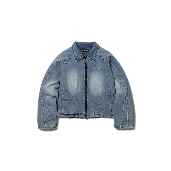 CPG ZIP DENIM JACKET - BLUE (26SS-CPG-06 / FS1926)...