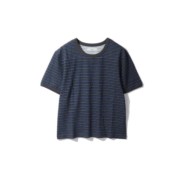 Multi Border T-Shirts - BLUE (62610601) anuke(アンヌー...