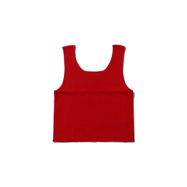 Short Knit Tanktop - RED (62610524) anuke(アンヌーク)