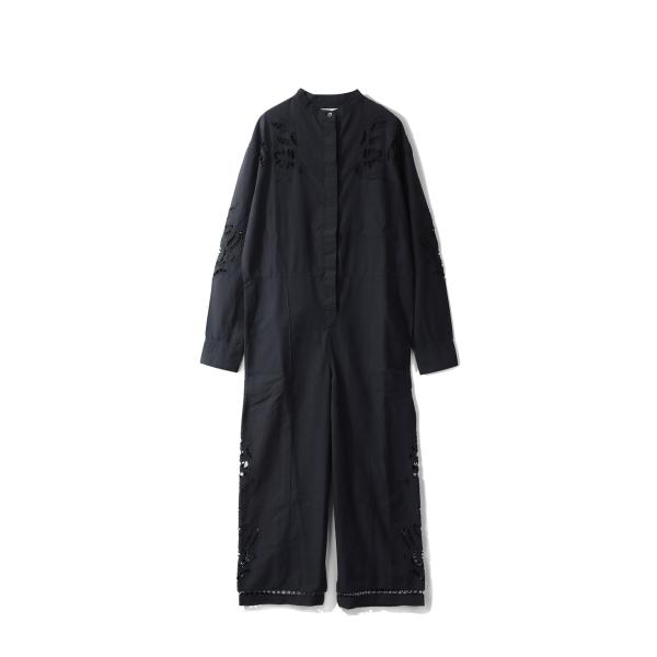 Cutwork Lace Combinaison - BLACK (62610311) anuke(...