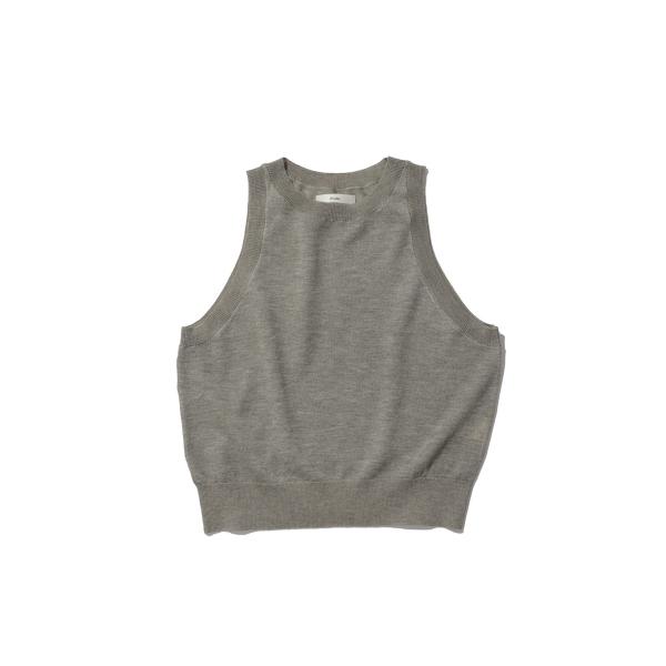Highgauge Sheer Tanktop - GRAY BEIGE (62610509) an...