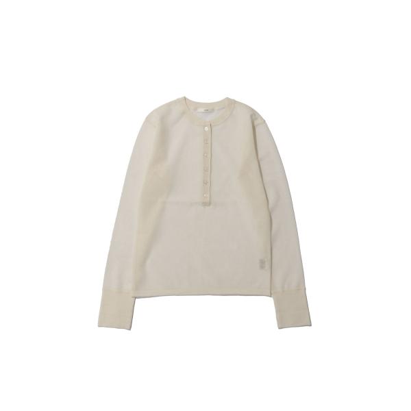 Sheer Henley Knit - IVORY (62610514) anuke(アンヌーク)