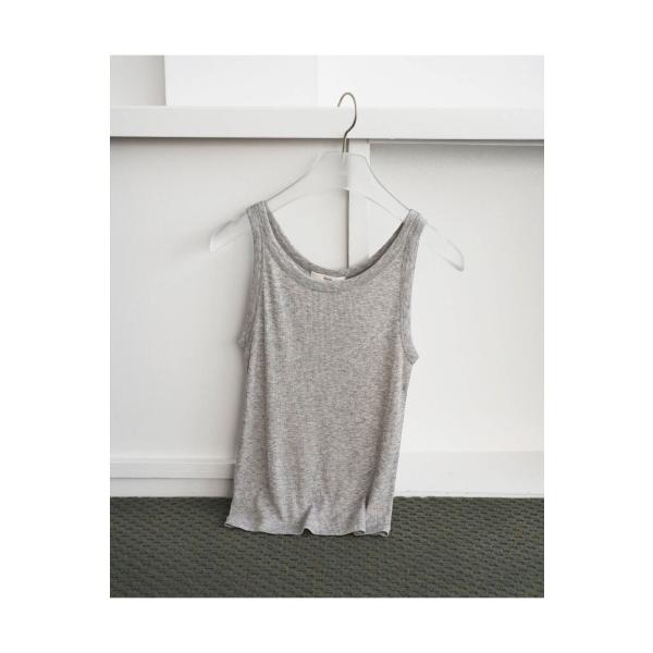 Wool Rib Tanktop - GRAY (62610614) anuke(アンヌーク)