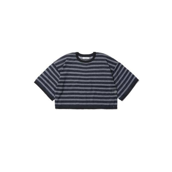 Sheer Border Knit - NAVY (62610503) anuke(アンヌーク)