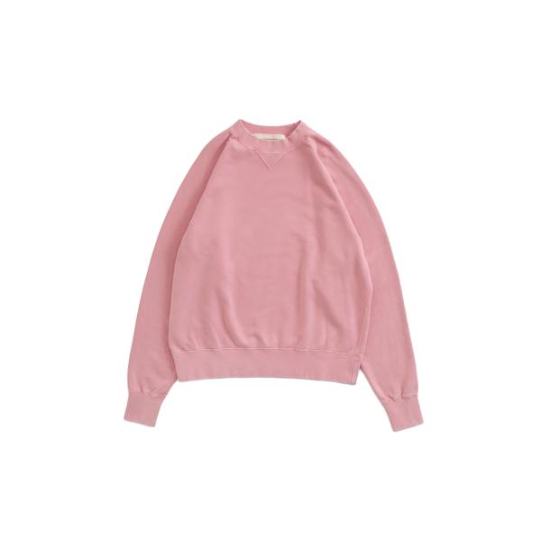 GARMENT DYED SWEATSHIRT - 12 PINK (26SMSCU05) Shin...