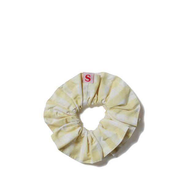 GINGHAM CHECK SCRUNCHIE - 53 YELLOW (26SMSIT01) Sh...