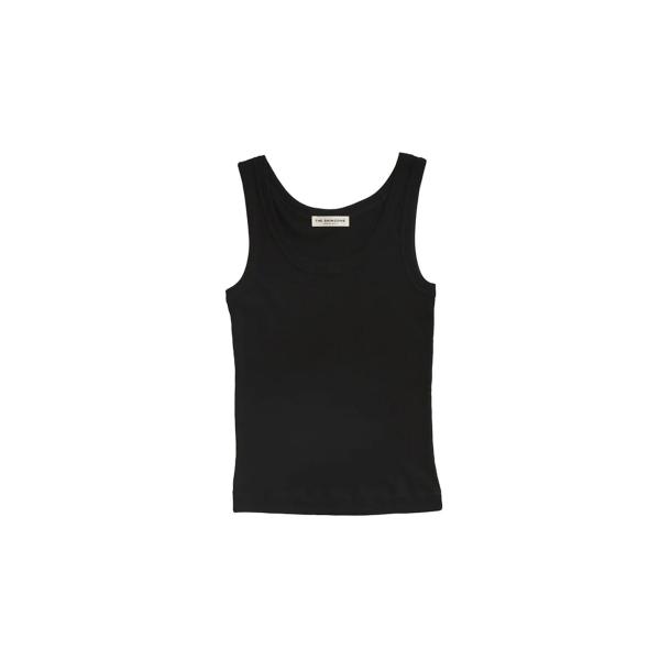 SHEER RIB TANK TOP - 07 BLACK (26SMSCU06) Shinzone...