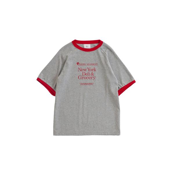 FRESH MARKET RINGER TEE - 06 GRAY (26SMSCU12) Shin...